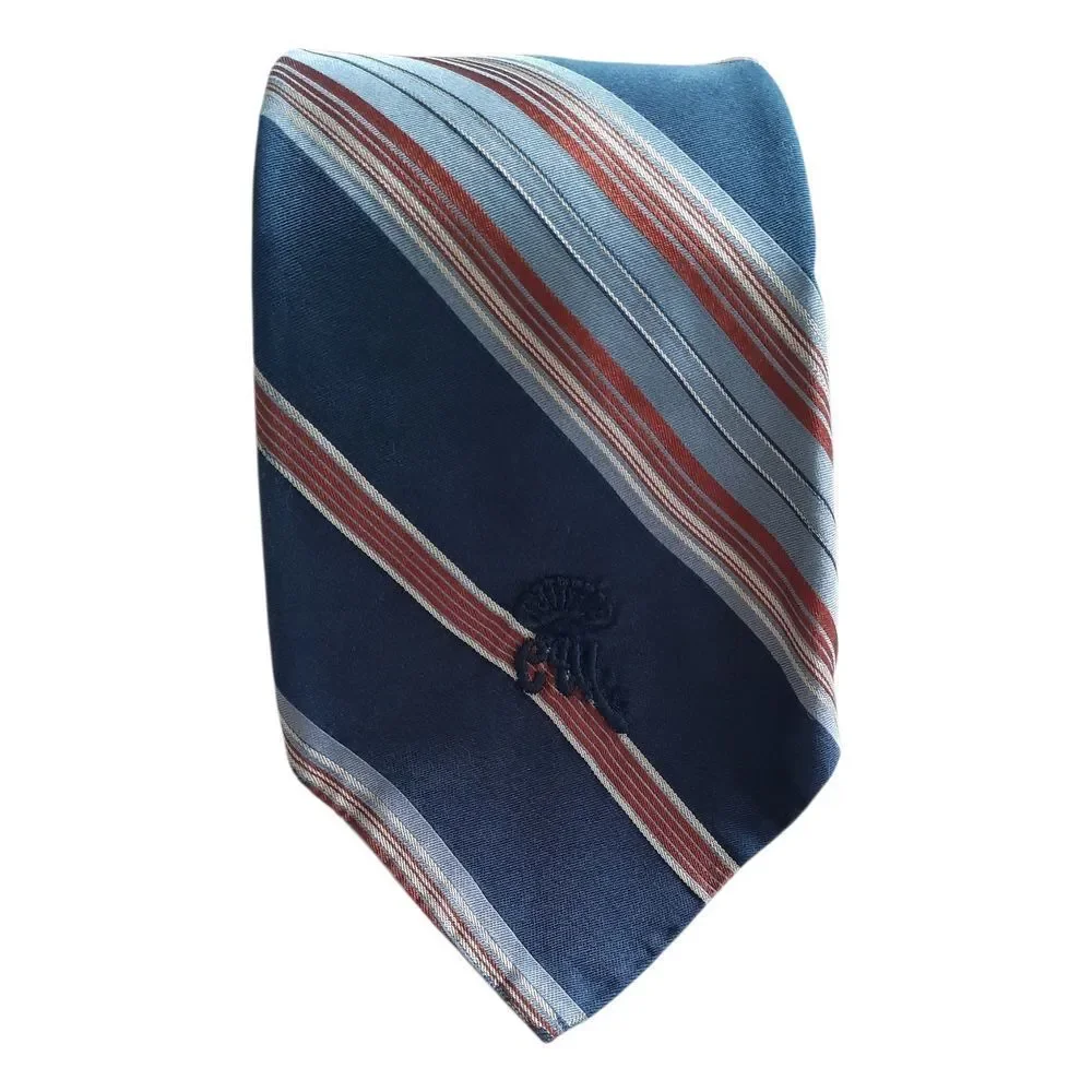 Classic Navy and Red Striped Men's Tie